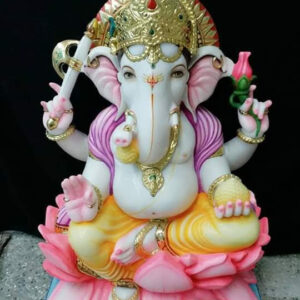 Ganesh-Marble-Statue